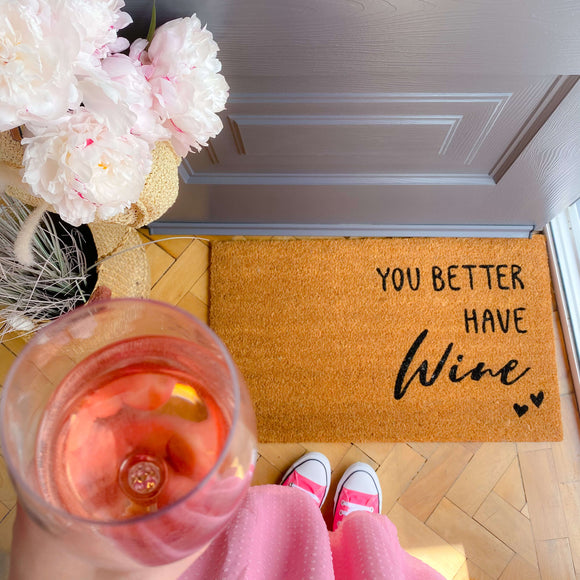 wine doormat