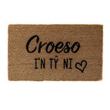 Croeso I'n Tŷ ni Door Mat | Welsh Cymraeg gift | Housewarming gift | Doormat by LPDoormats