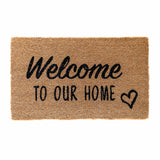 Welcome to our home Door Mat | Welcome coir doormat | Housewarming gift | Doormat by LPDoormats