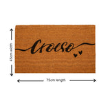 large welcome doormat 75 x 45 door mat