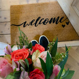 welcome home door mat | Lily Pad Doormat