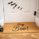 Halloween Door Mat Hey Boo  | Halloween doormat | LPDoormats