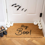 Halloween Door Mat Hey Boo  | Halloween doormat | LPDoormats