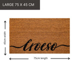 Croeso Door Mat | Welsh Cymraeg gift | Housewarming gift | Doormat by LPDoormats