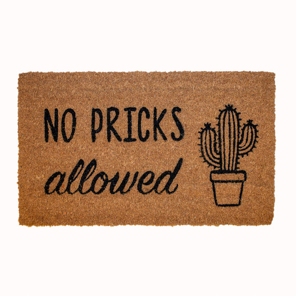 No Pricks Doormat | LP Doormats