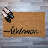 welcome door mat