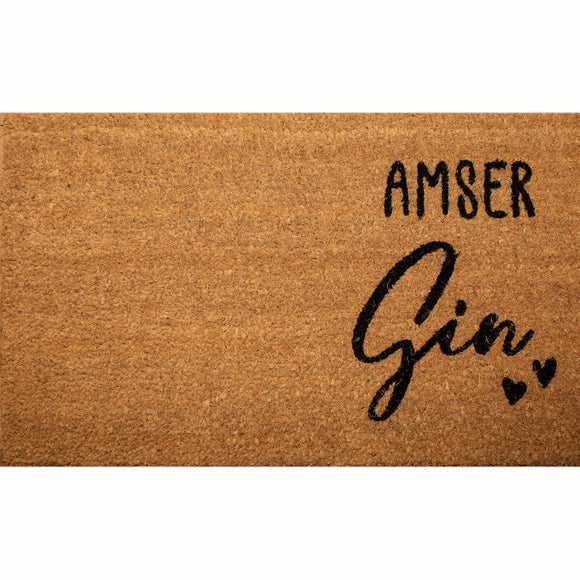 Welsh Amser Gin Doormat | Welsh Cymraeg | LP Doormats