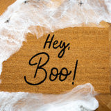 Halloween Door Mat Hey Boo  | Halloween doormat | LPDoormats