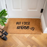 But First Wine Doormat | LP Doormats